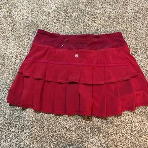LULULEMON RUNNING/TENNIS PACESETTER SKIRT